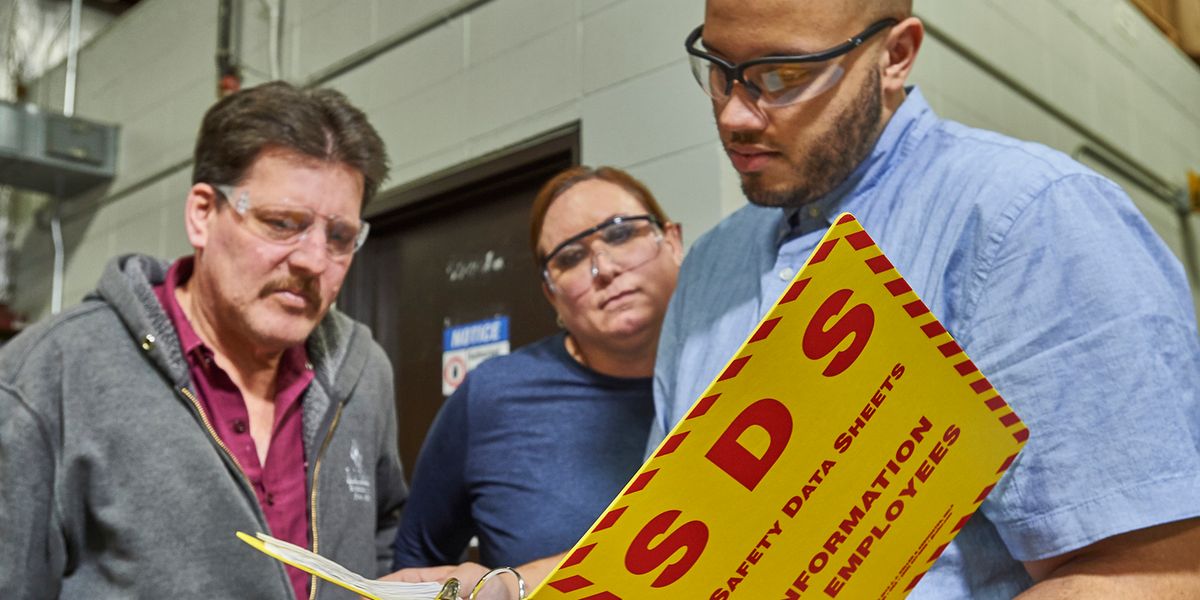 Using a safety data sheet sds to support hazardous waste 