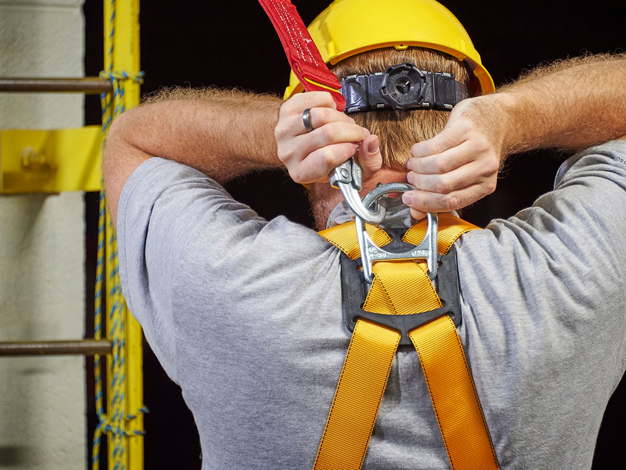 Adhere to design requirements for personal fall protection systems