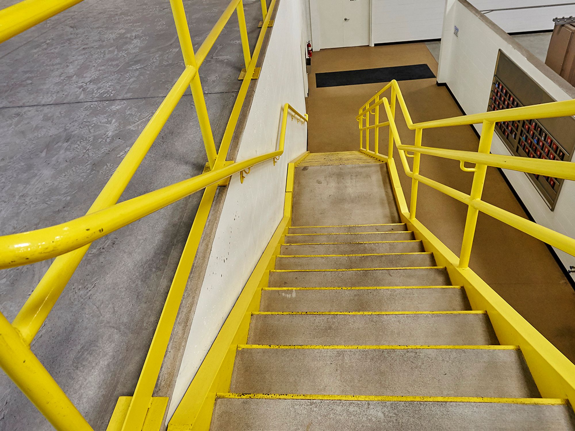 Ensure stairway railings meet height requirements