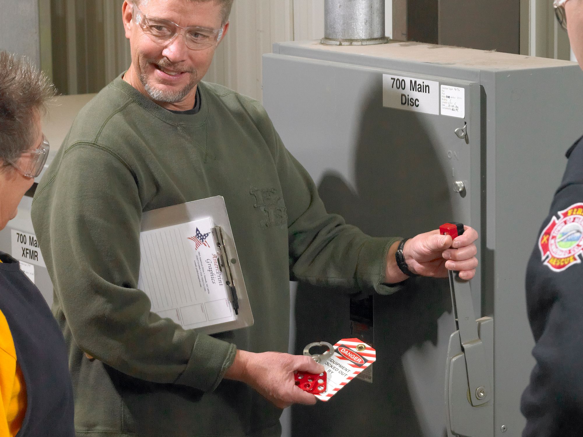Shift changes during machine service or maintenance