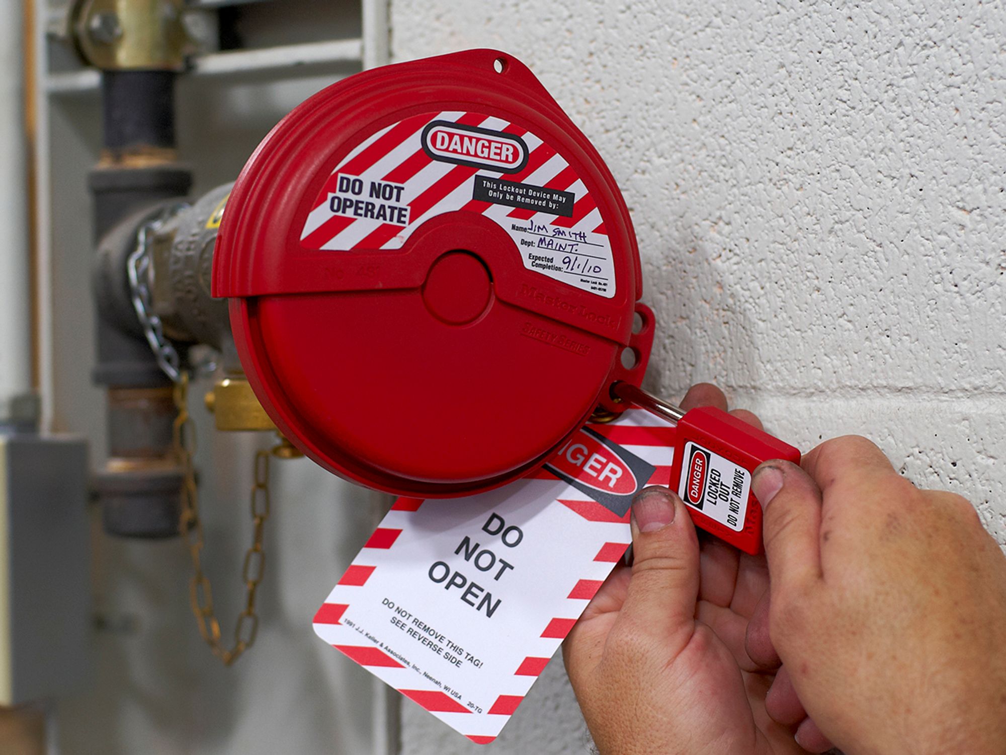 Lockout and tagout