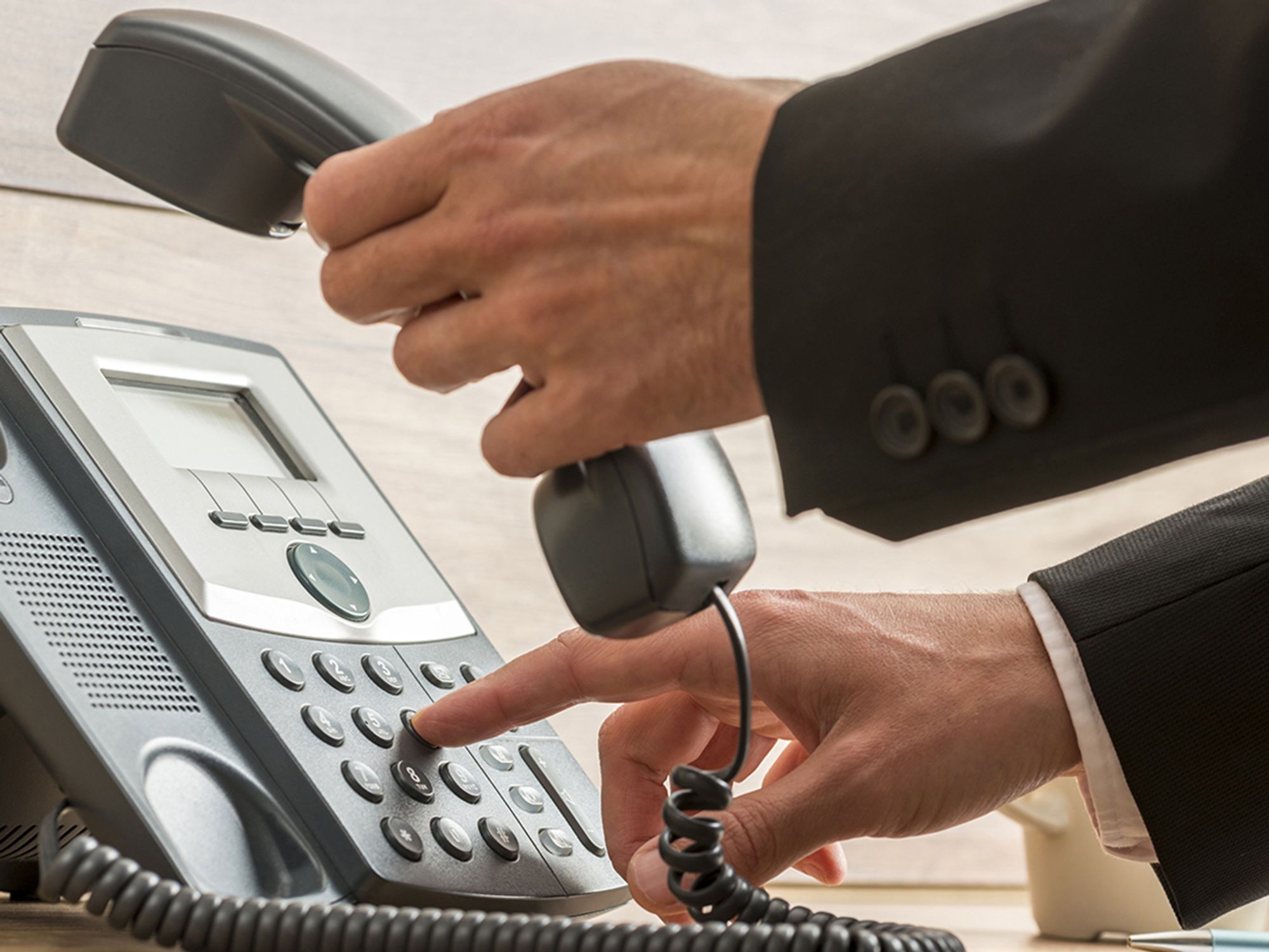 Immediate telephone notice