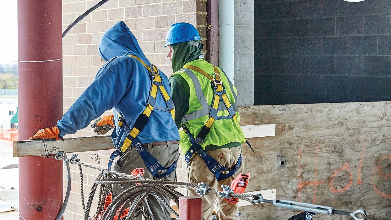 Five tips to protect construction workers from falls