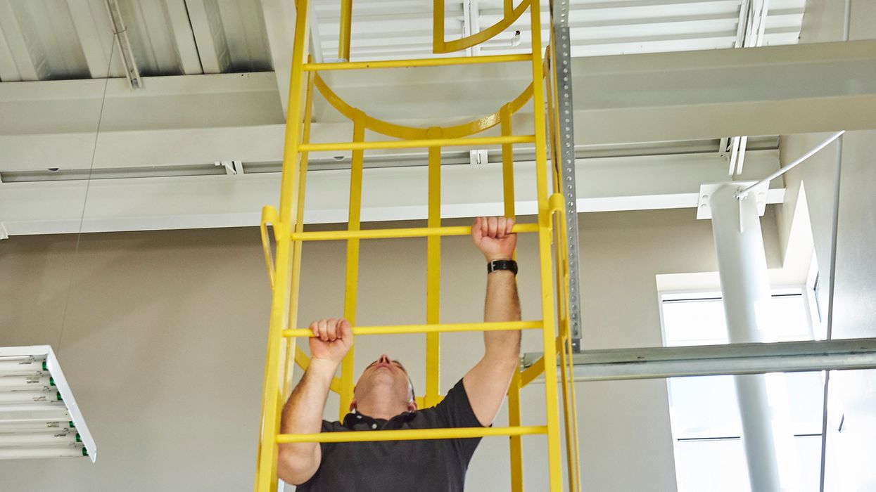 Planning fixed ladder fall protection upgrades