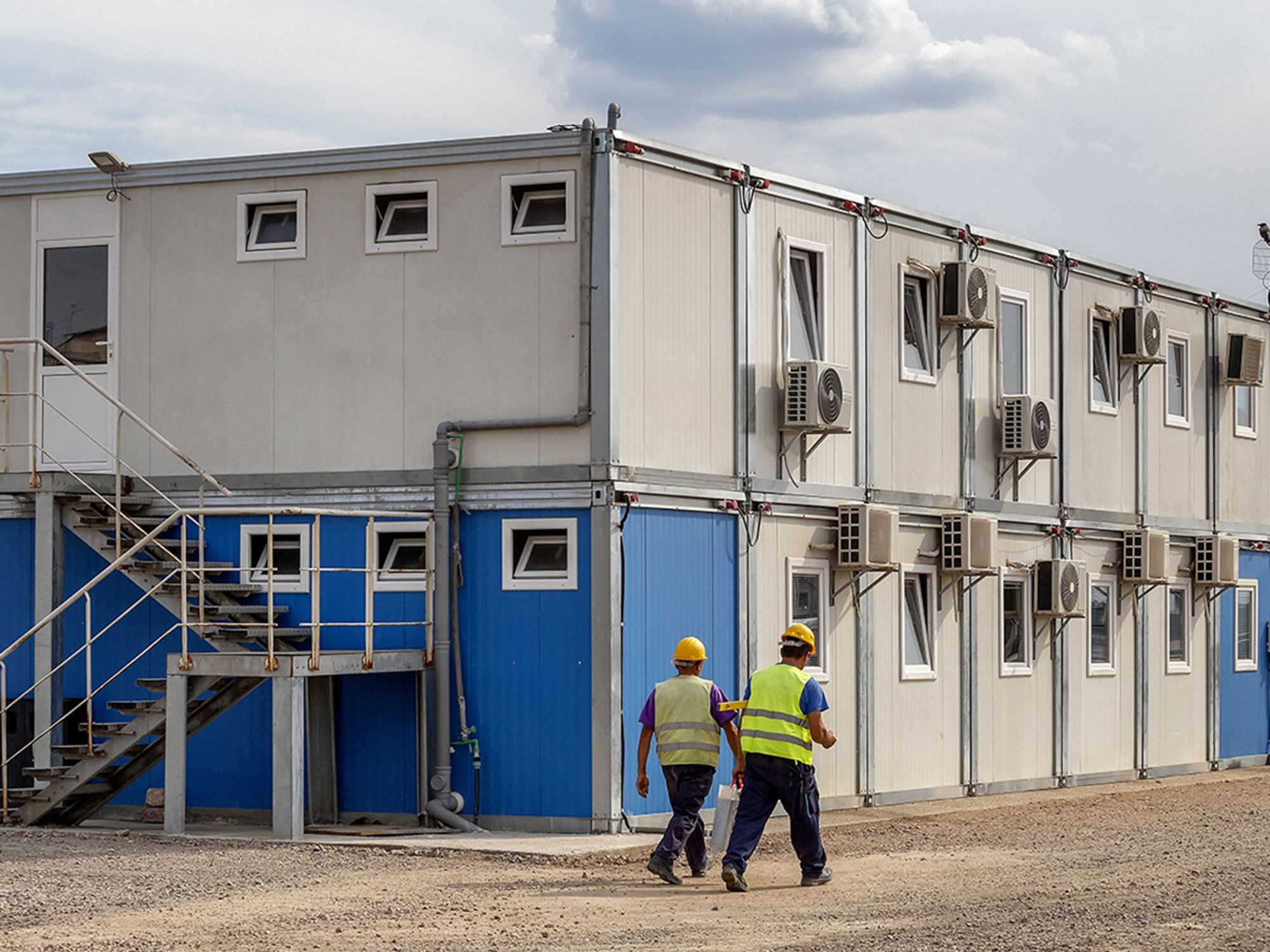 Temporary labor camps
