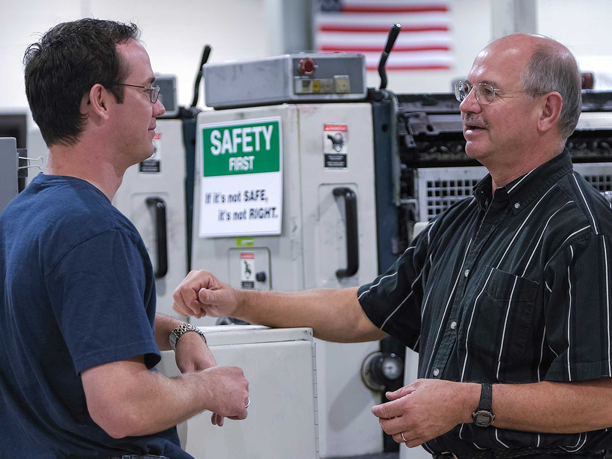 Visible management involvement