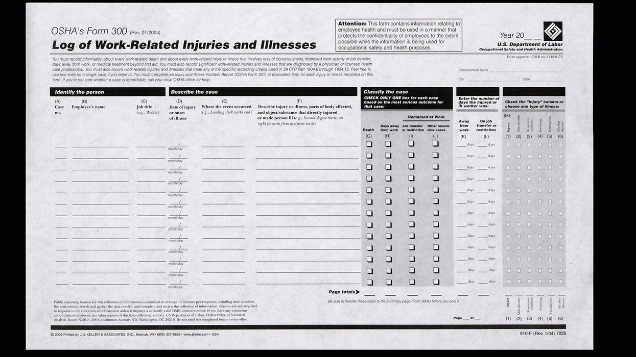 Virtual conference offers OSHA injury recordkeeping scenarios