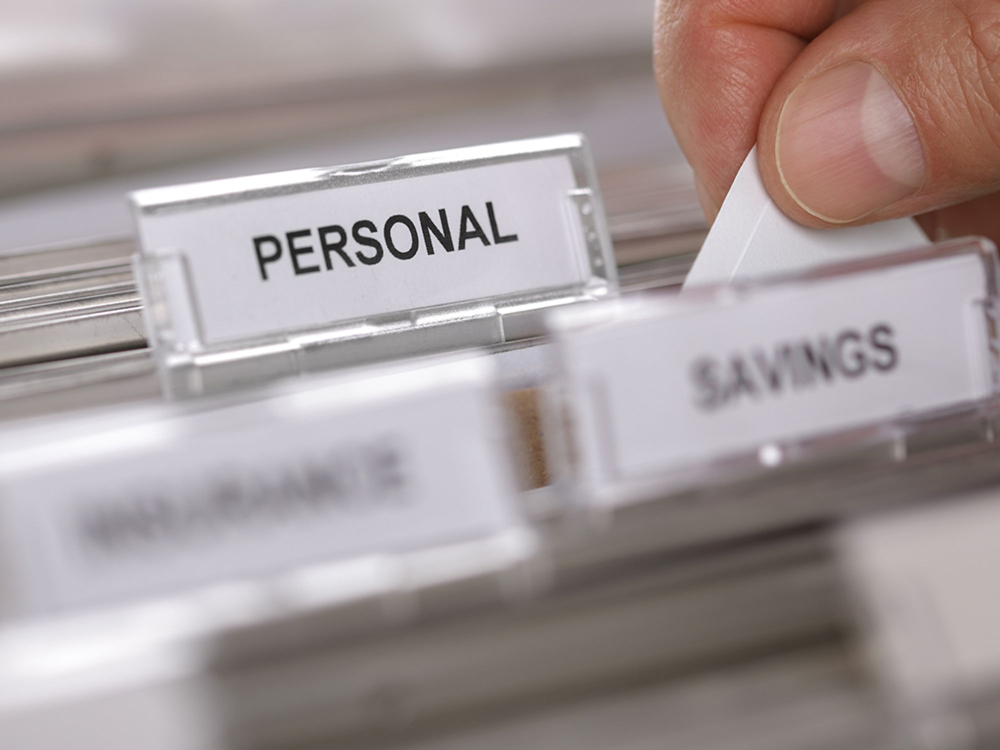 Organizing personnel files