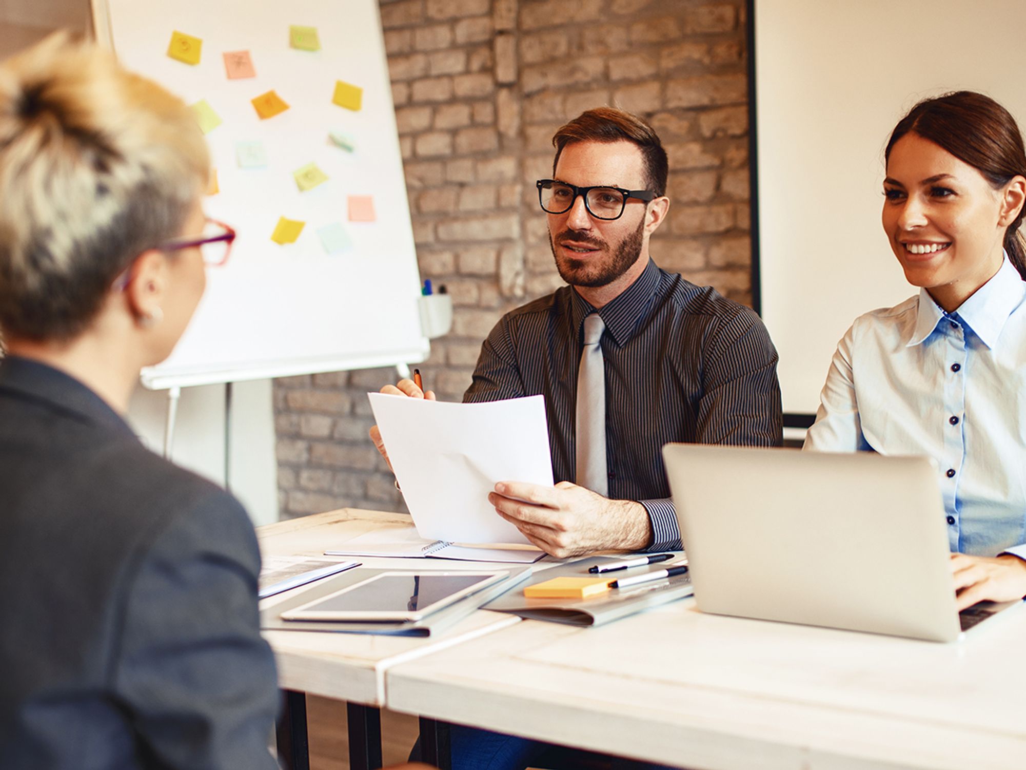 Who to interview and who is the interviewer?
