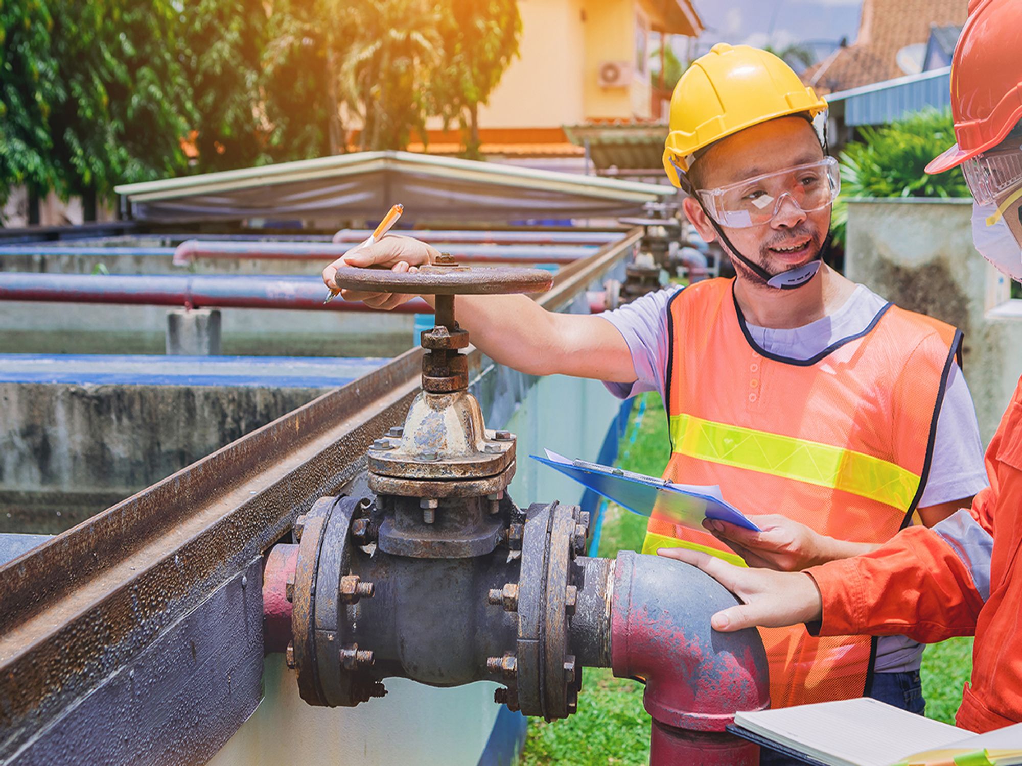 How are wastewater discharges permitted?