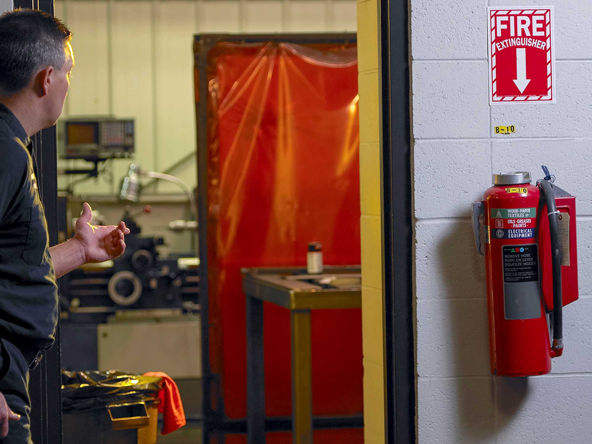 Portable fire extinguishers