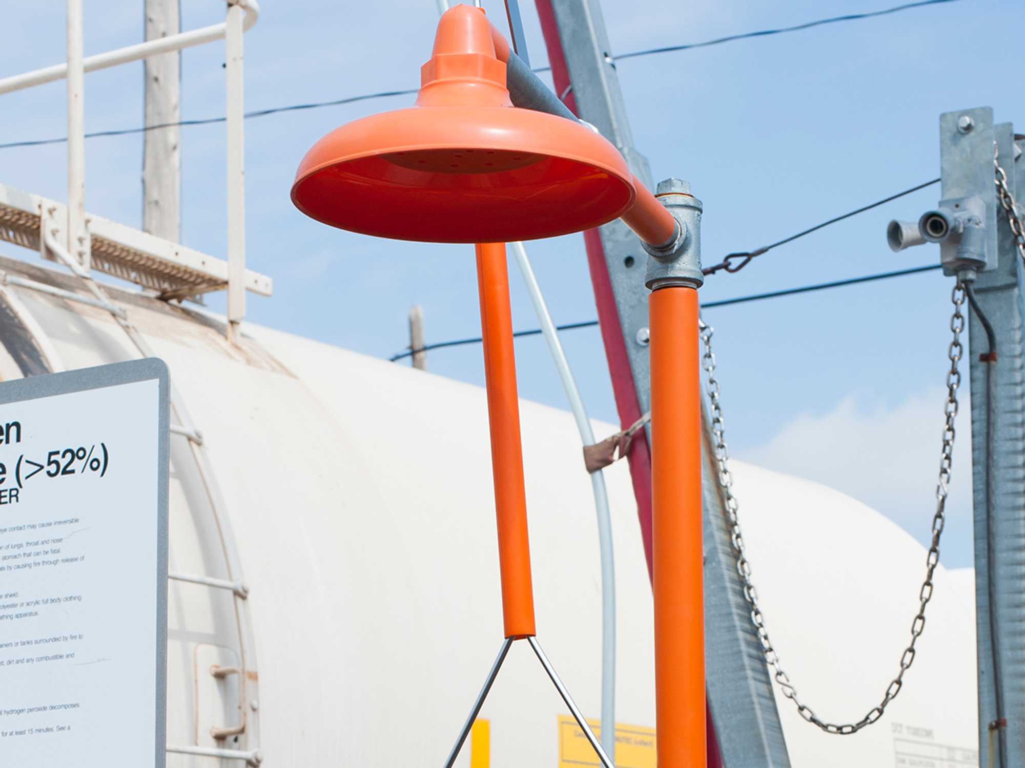 Emergency showers in general industry