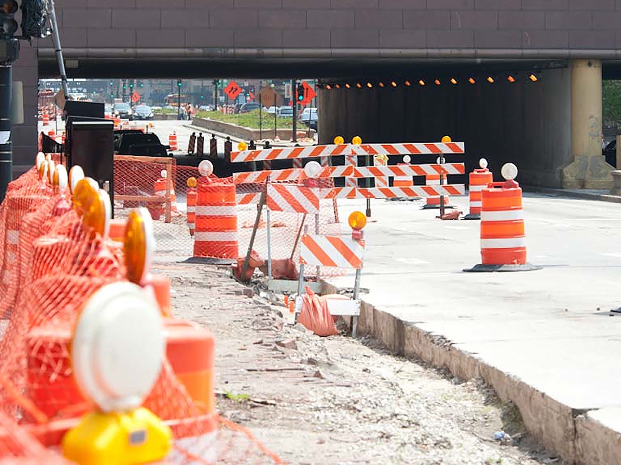 Traffic control plan and devices
