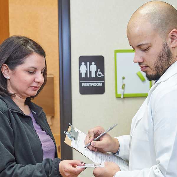 Do you know when a same-gender observer is required for DOT drug testing?