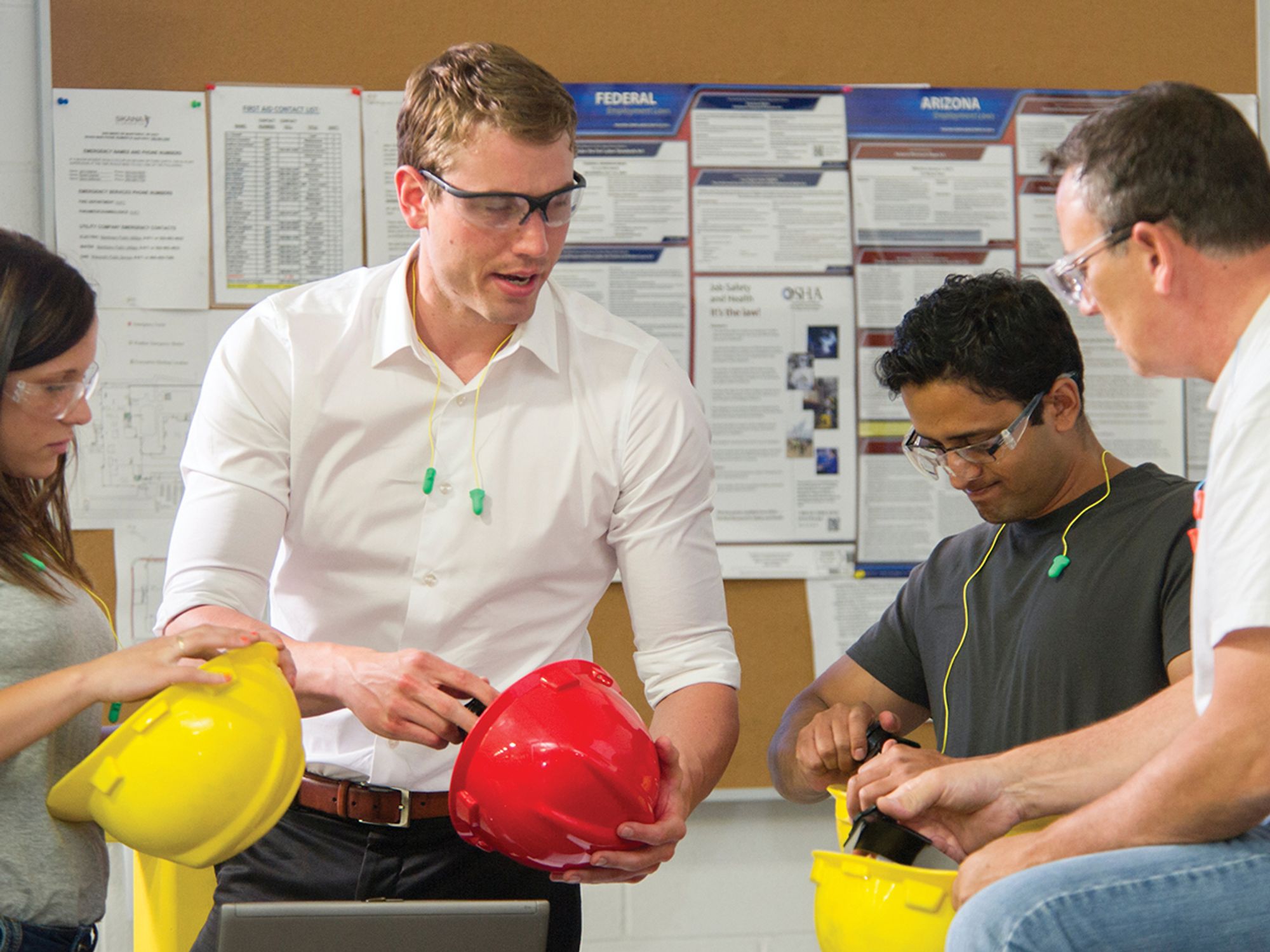 Training and maintenance for head PPE