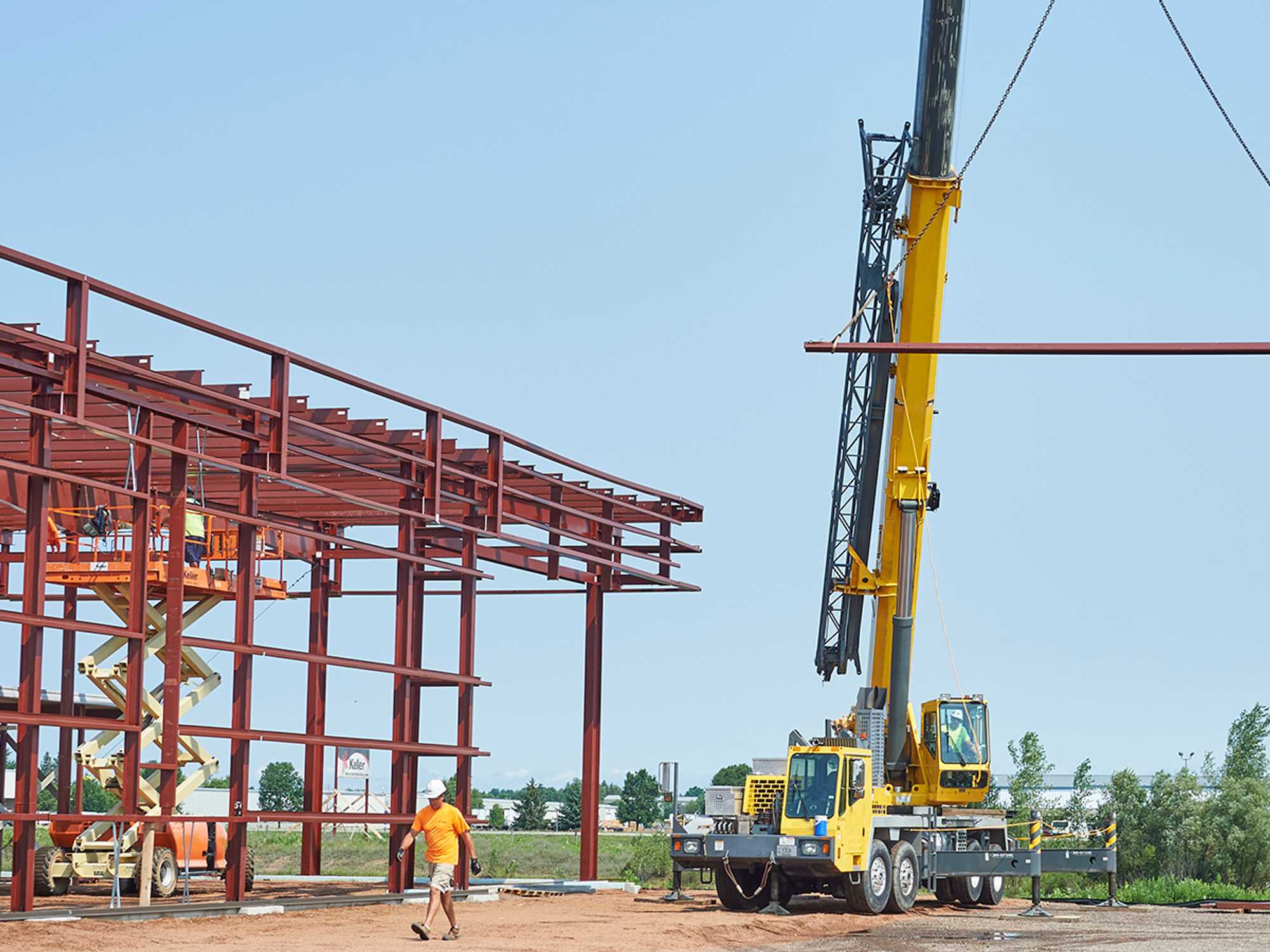 Boom hoist brake failure