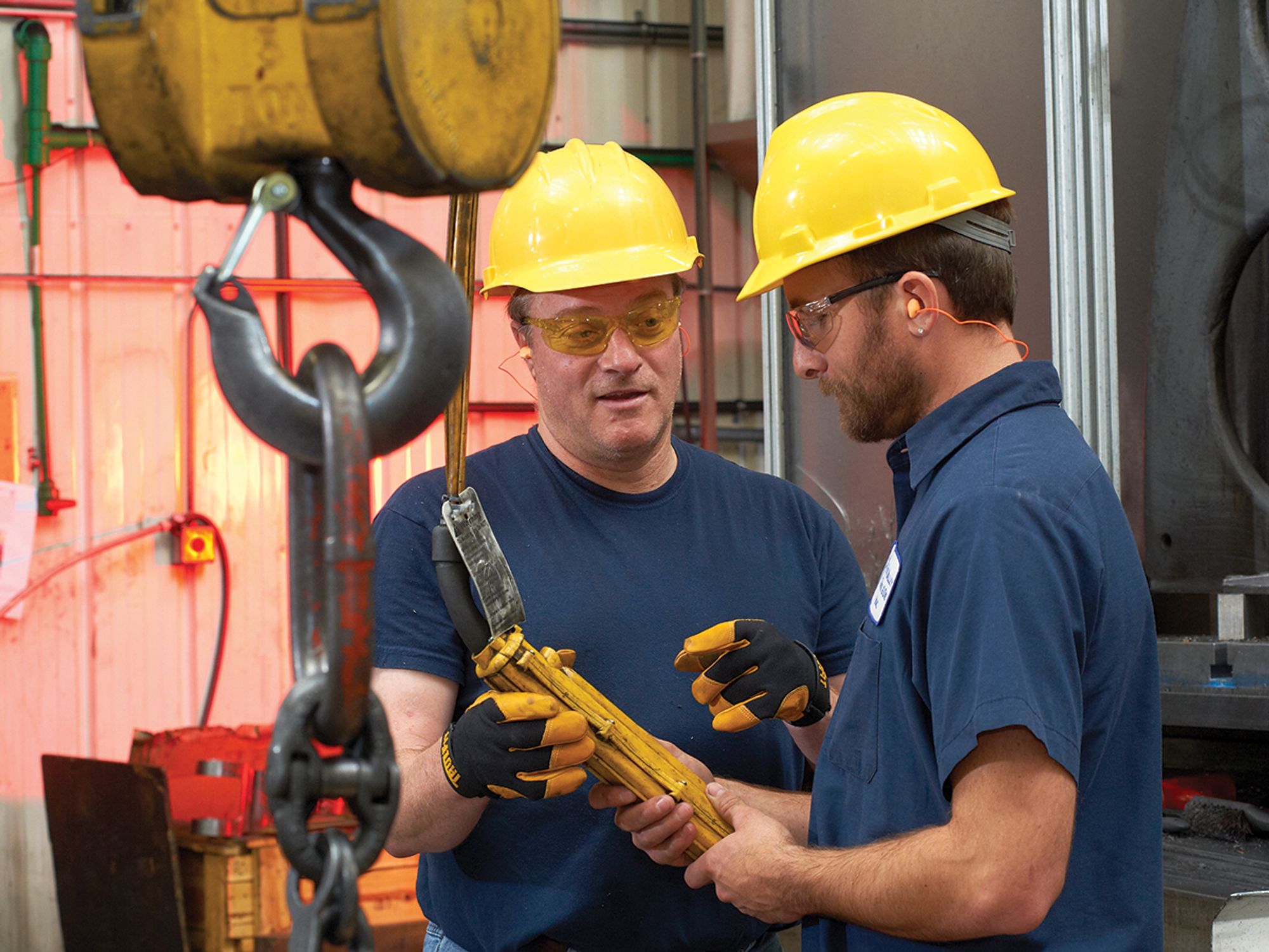 Crane hook safety issues