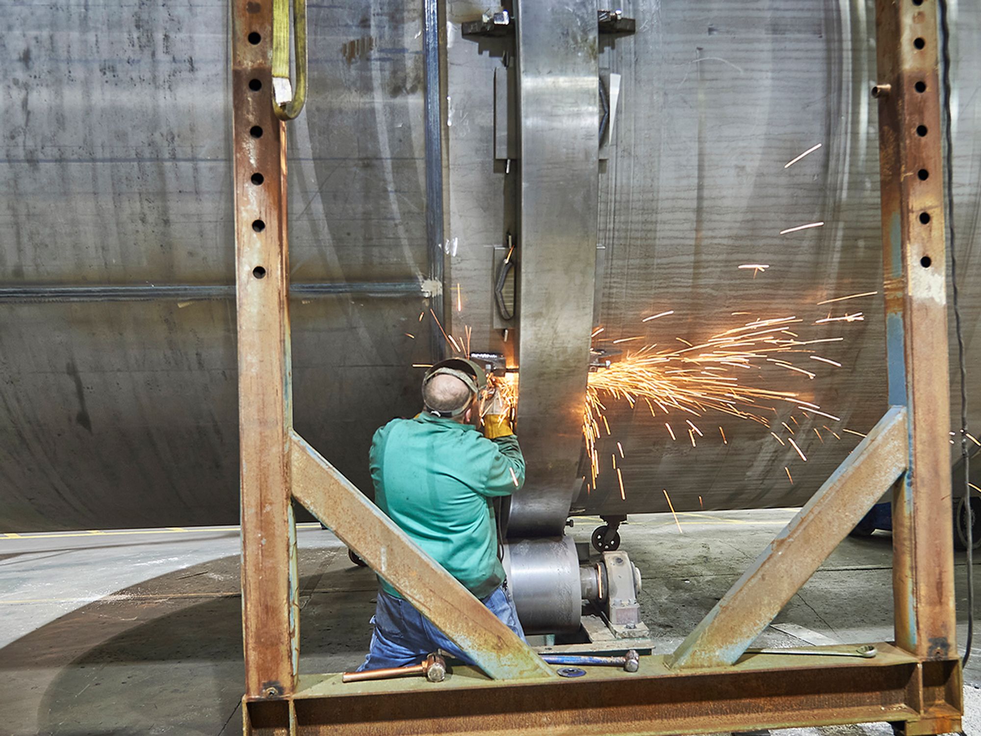 Hot work and fire watchers in construction