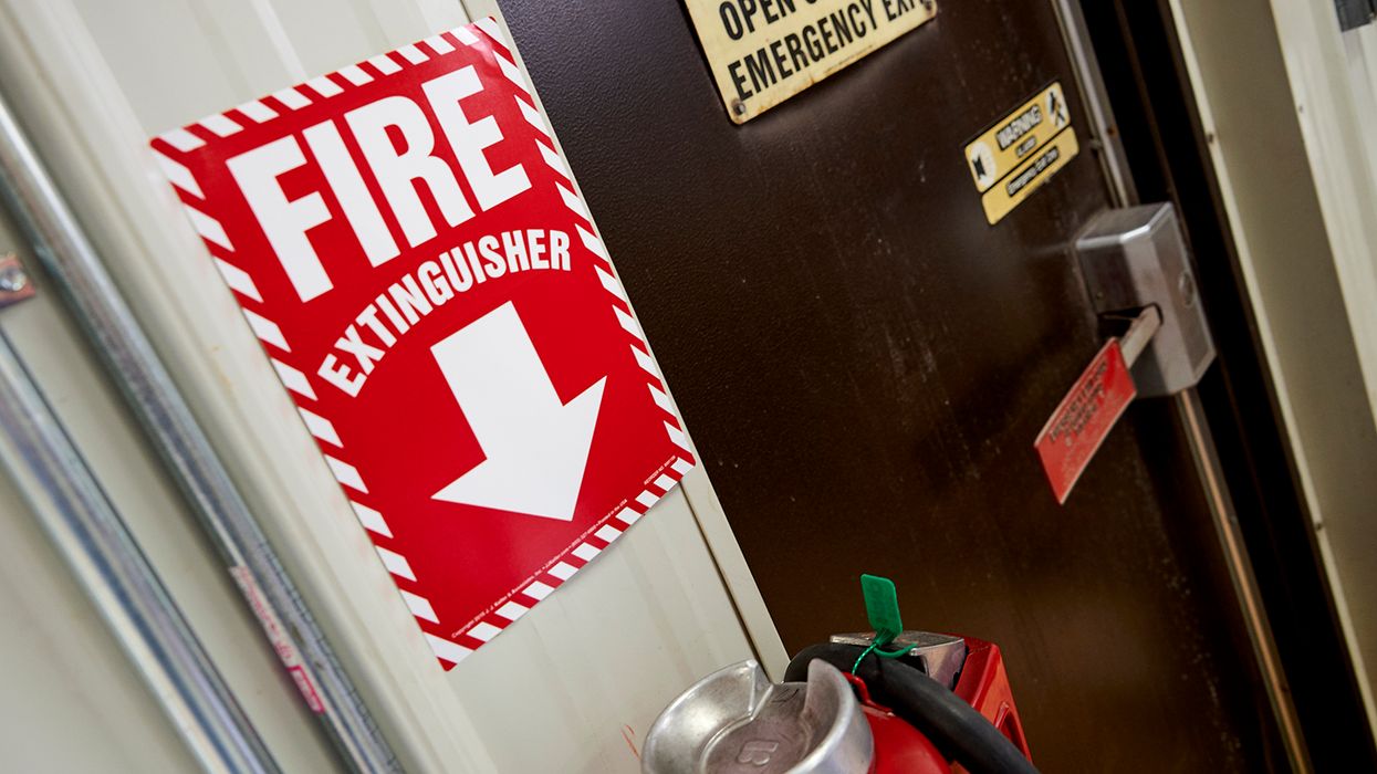 Don’t prop open fire doors on your jobsite