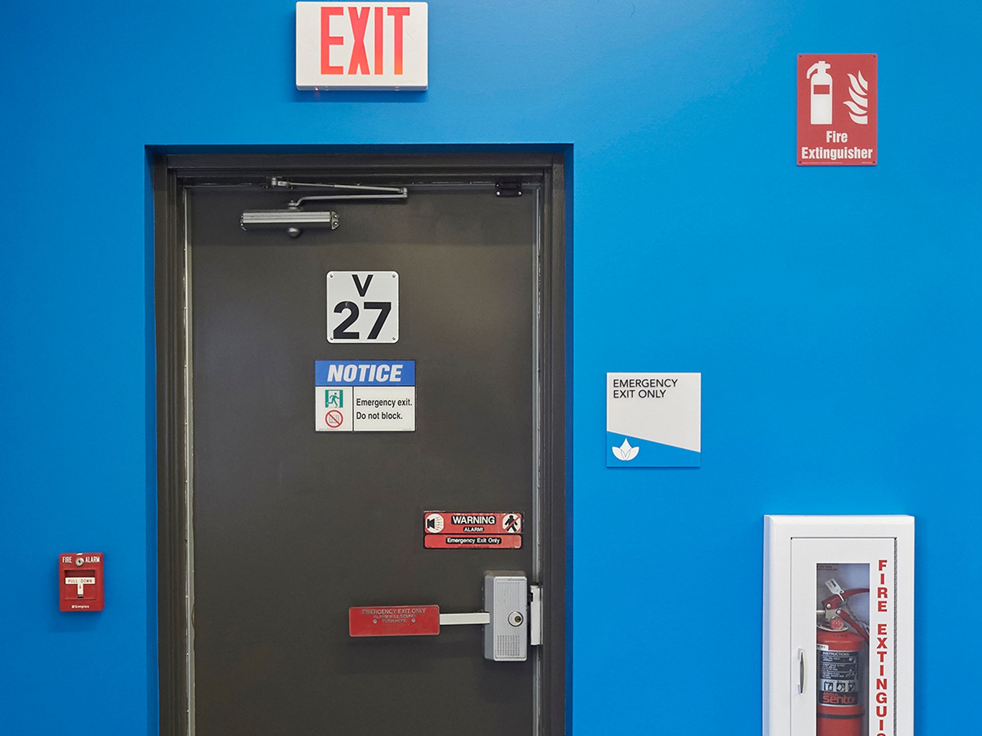 Emergency exits and exit routes