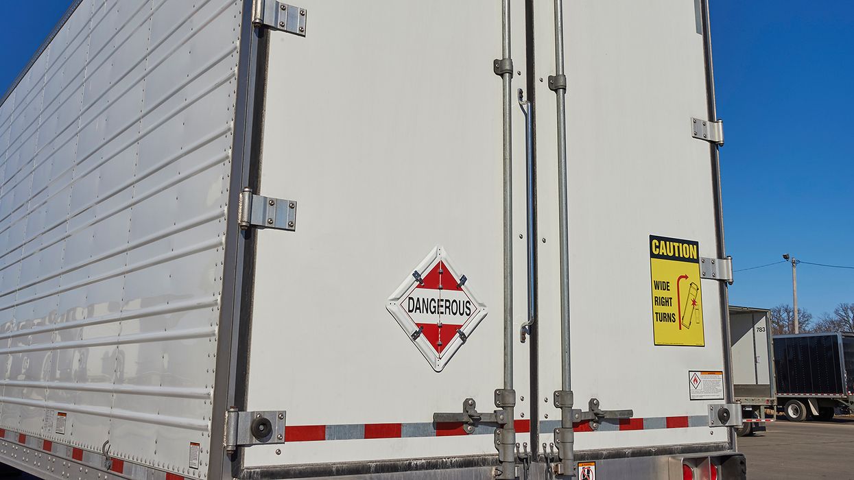 Using the dangerous placard