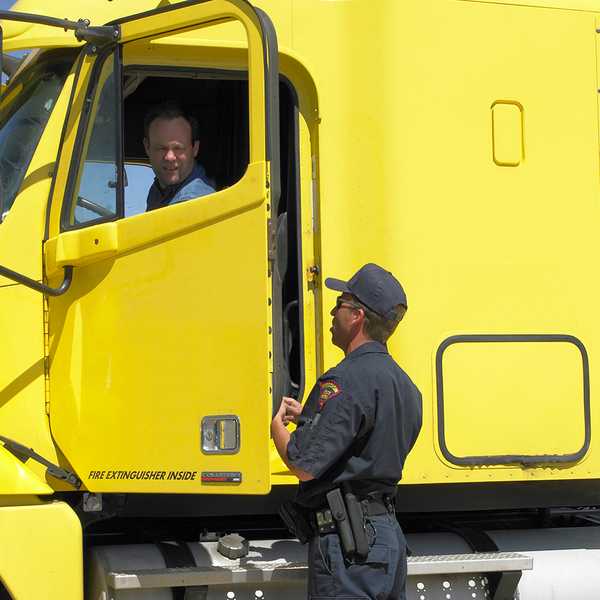 What are officers looking for during an inspection when it comes to drugs and alcohol?