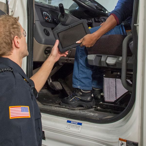 Lights and hours of service are the focus of Roadcheck this year