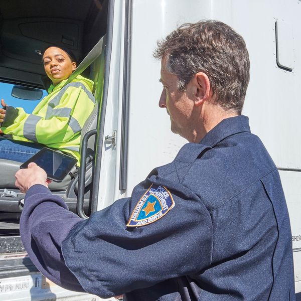 Electronic documents accepted at roadside