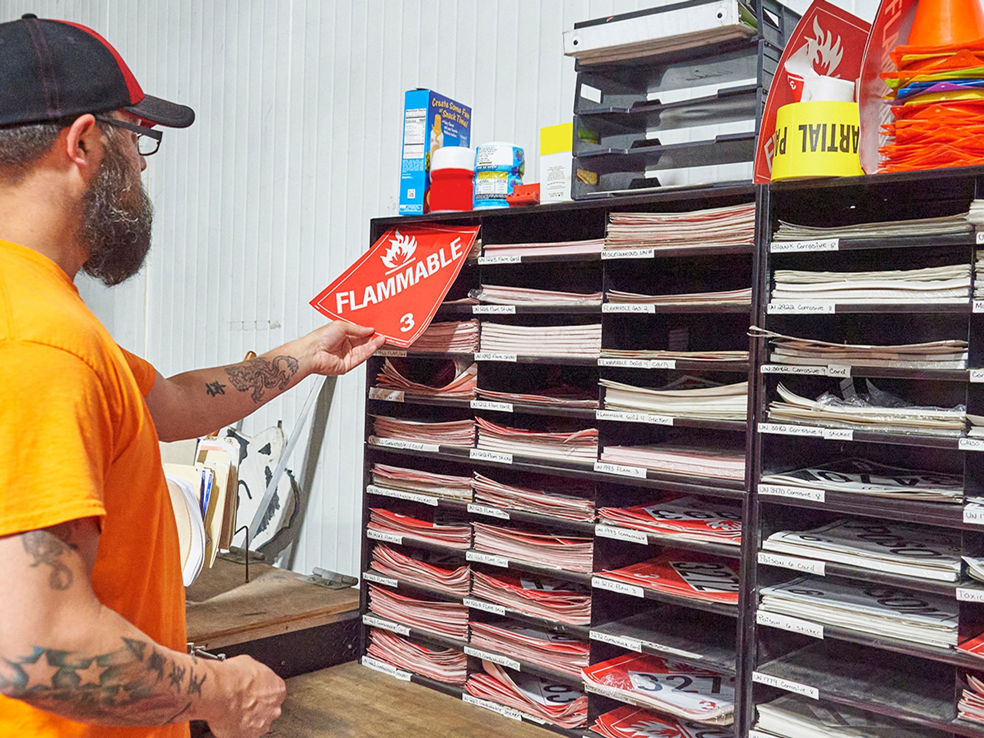 What exceptions apply to placarding?