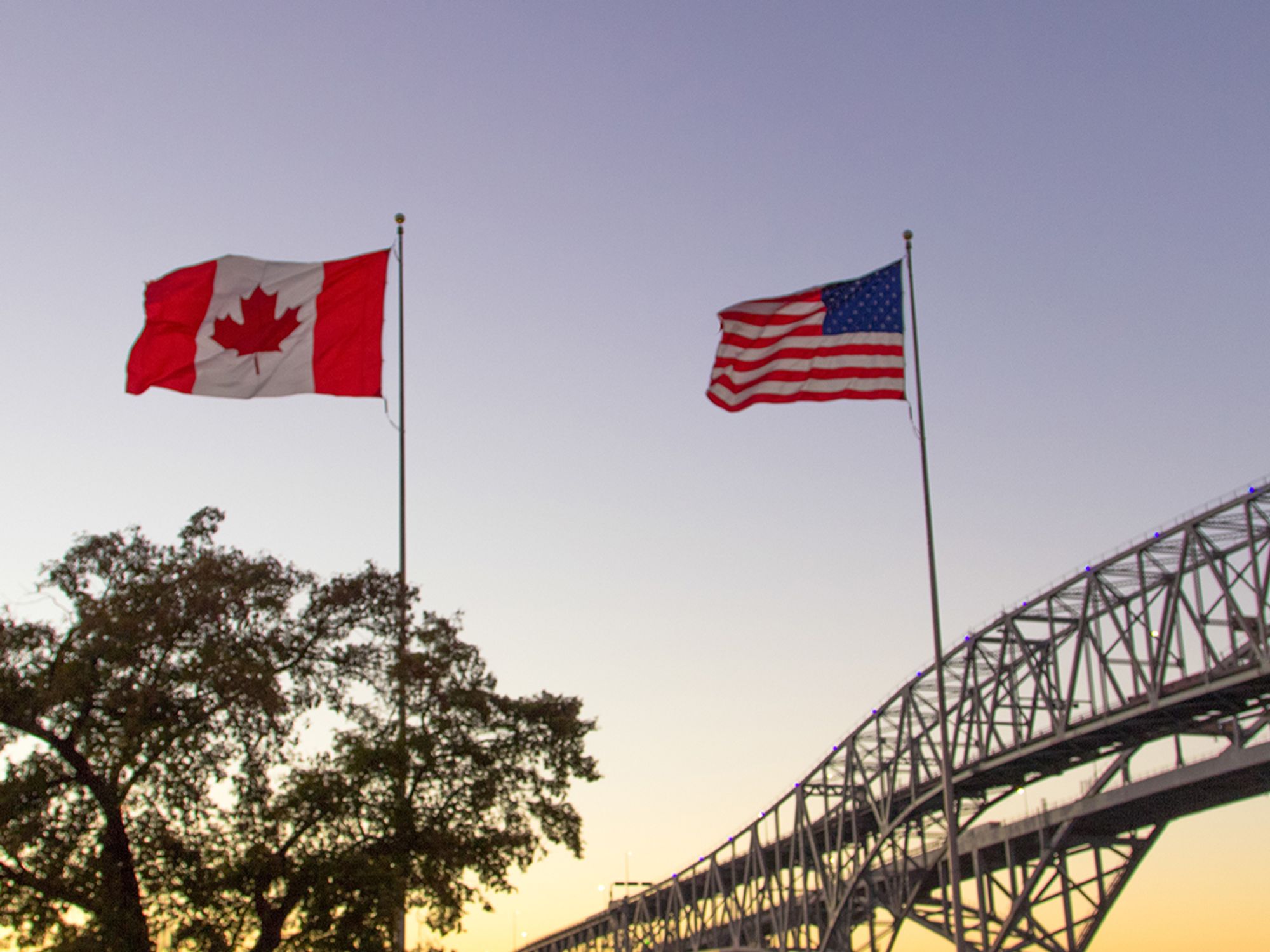 Transporting goods from the United States into or through Canada