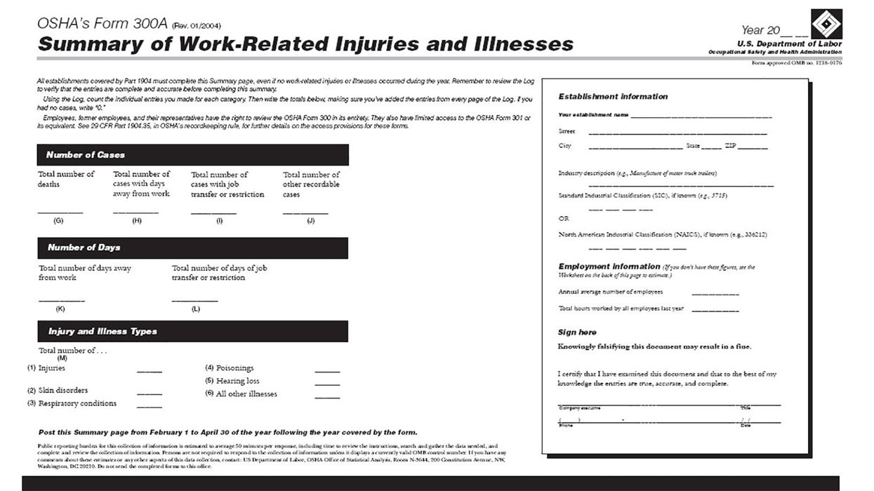 OSHA releases 2023 injury and illness data