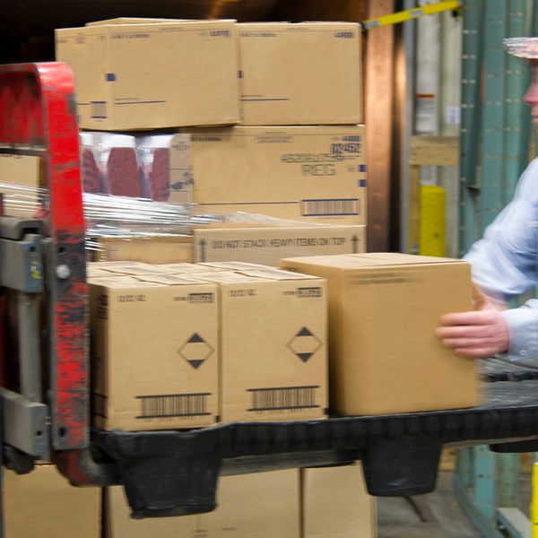 To improve forklift safety, train material handlers