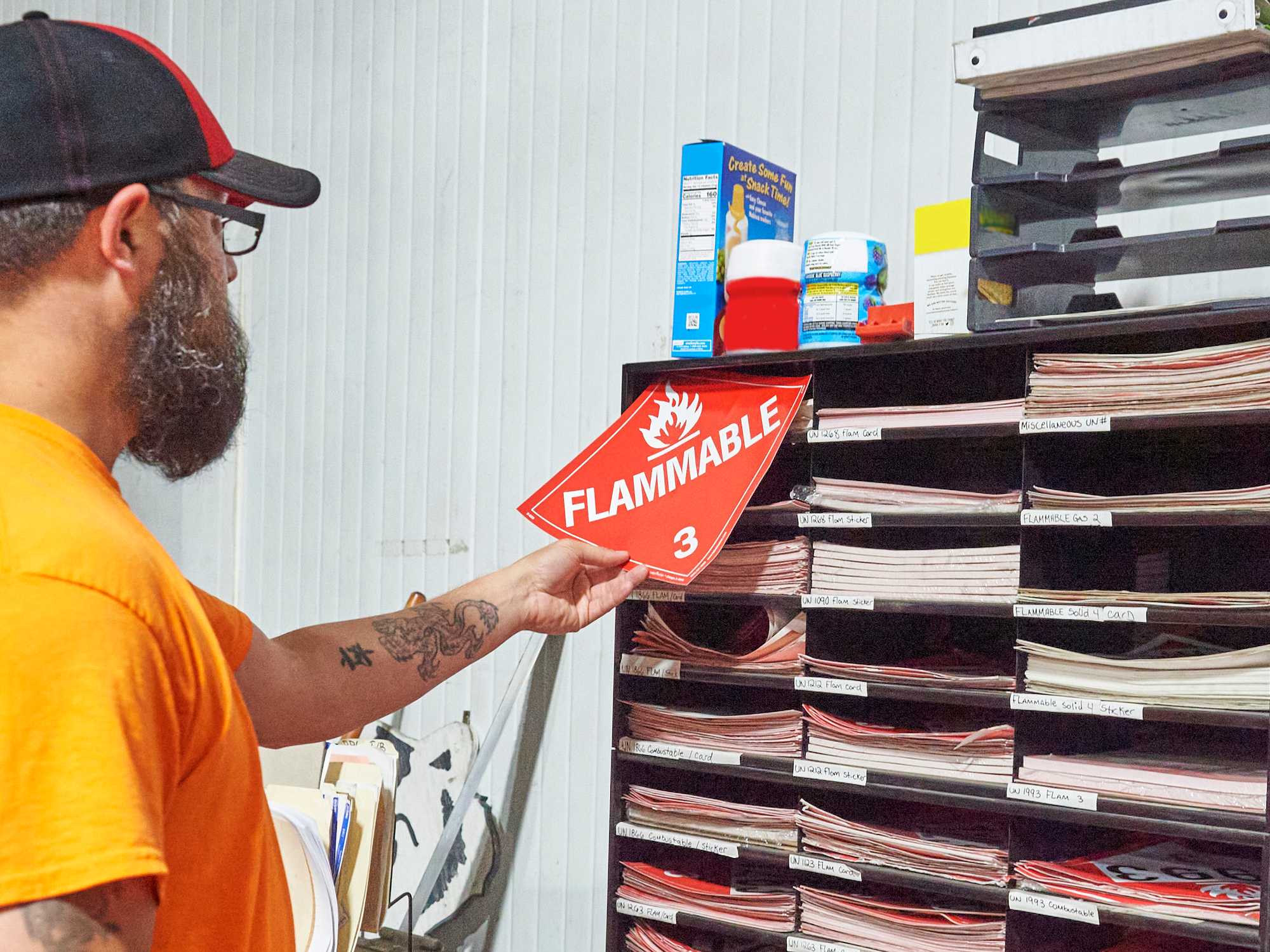 Department of Transportation (DOT) placarding requirements