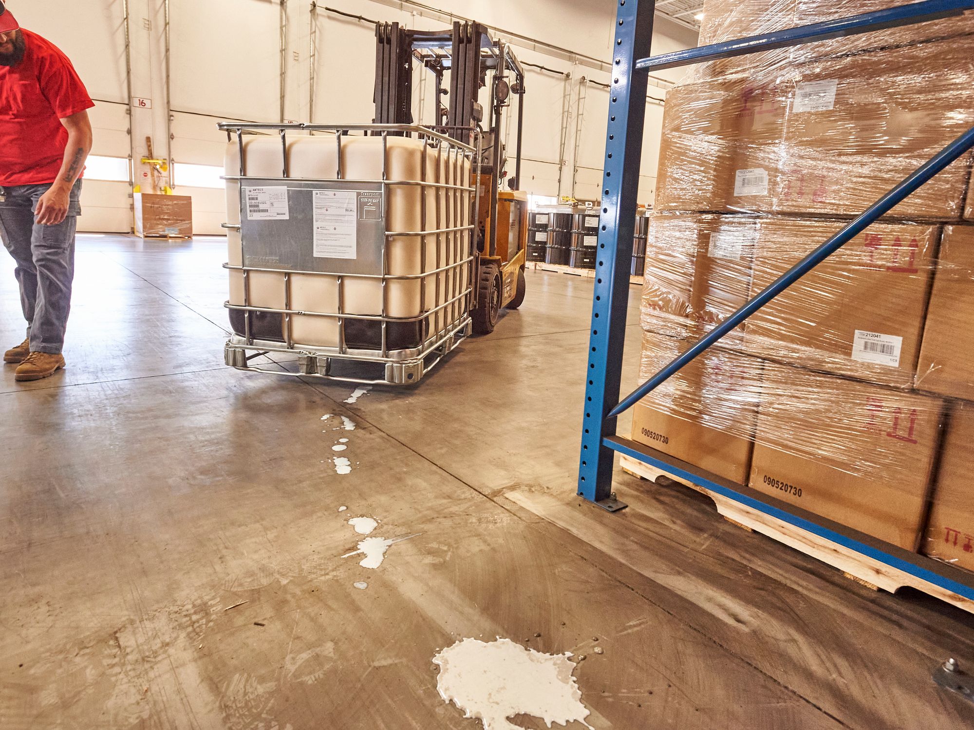 Reporting spills within the company