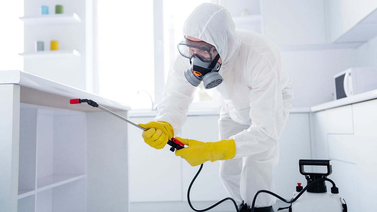 HAZCOM — There’s a lot to spray . . .