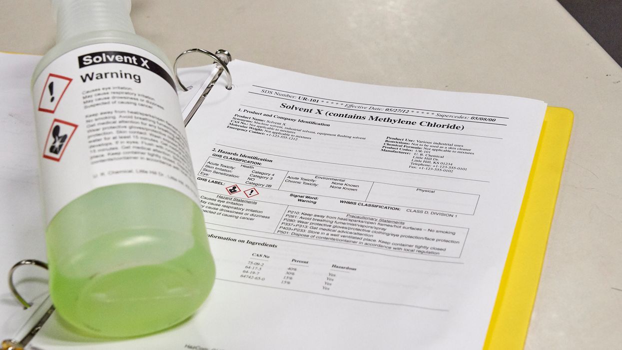 Do you need an SDS for that?