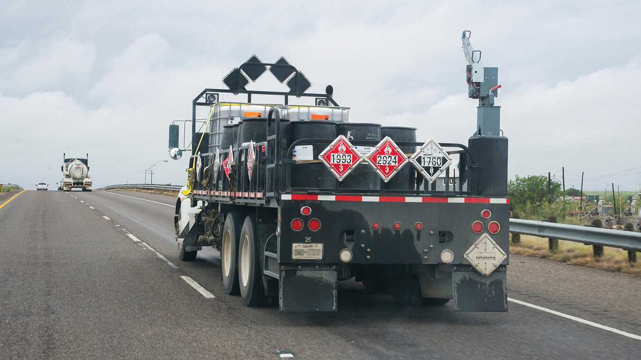 Check for container hazards inside your company vehicle