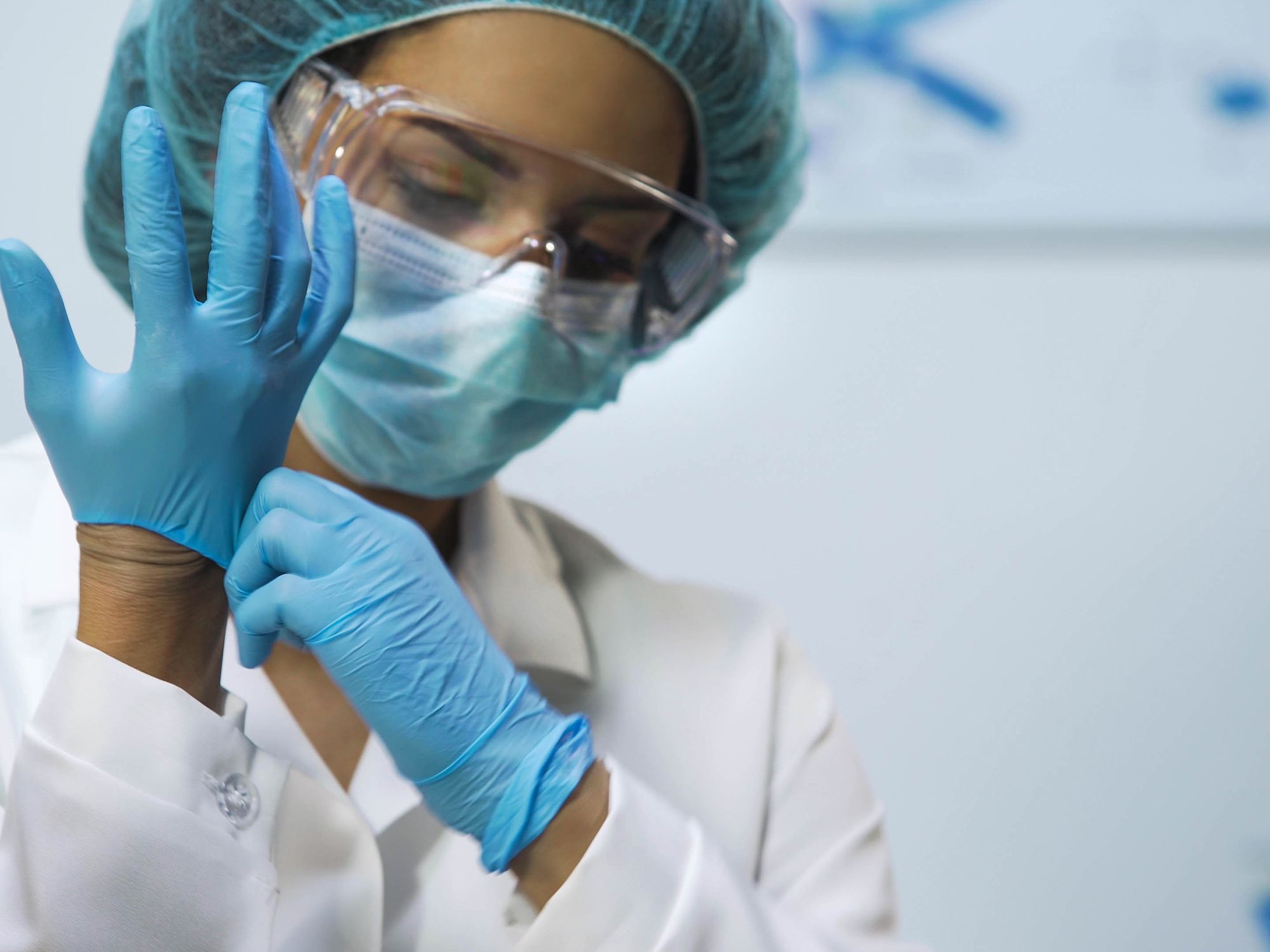 Laboratories and handling chemicals in sealed containers