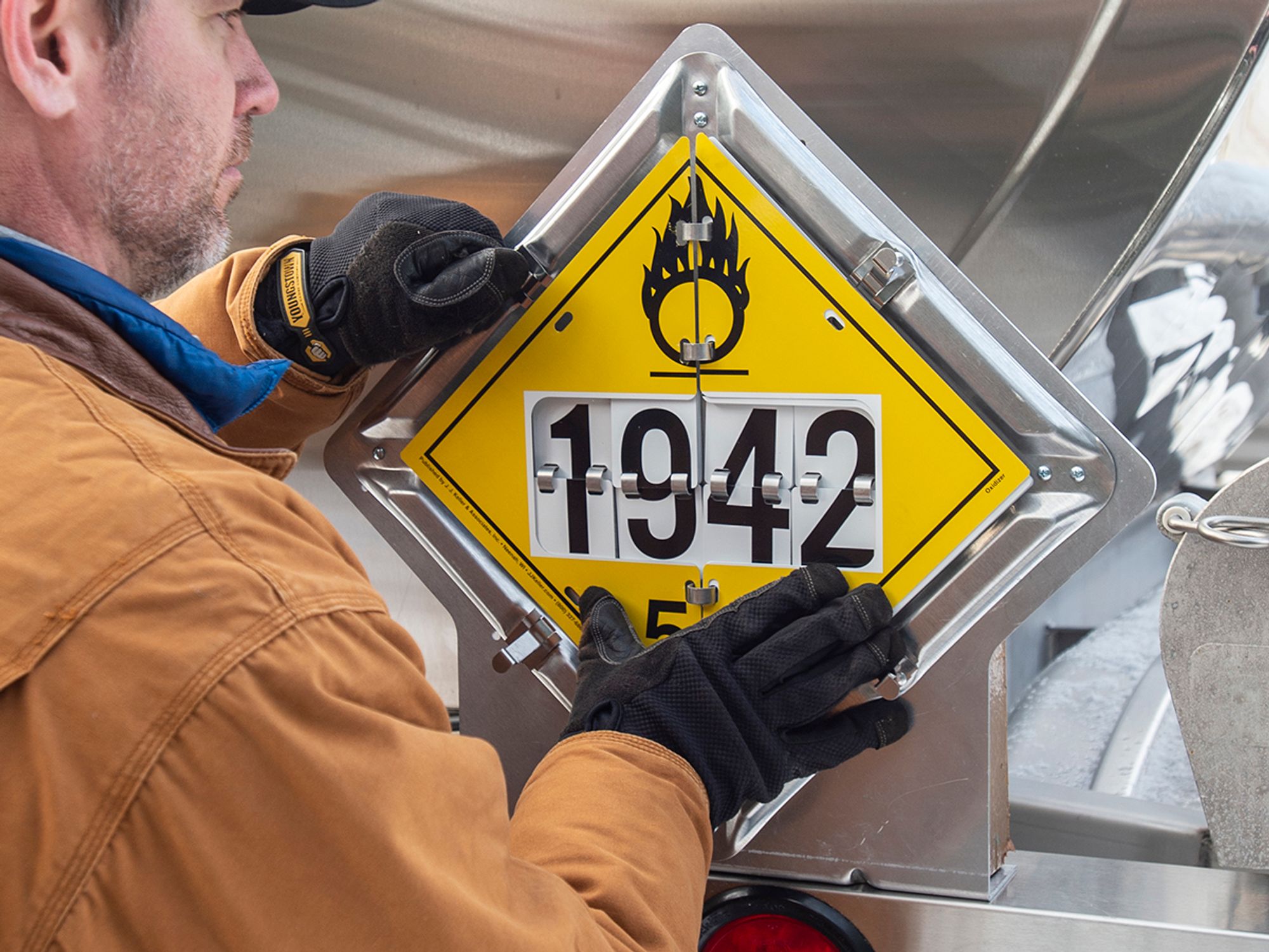 Markings, placards, and labels