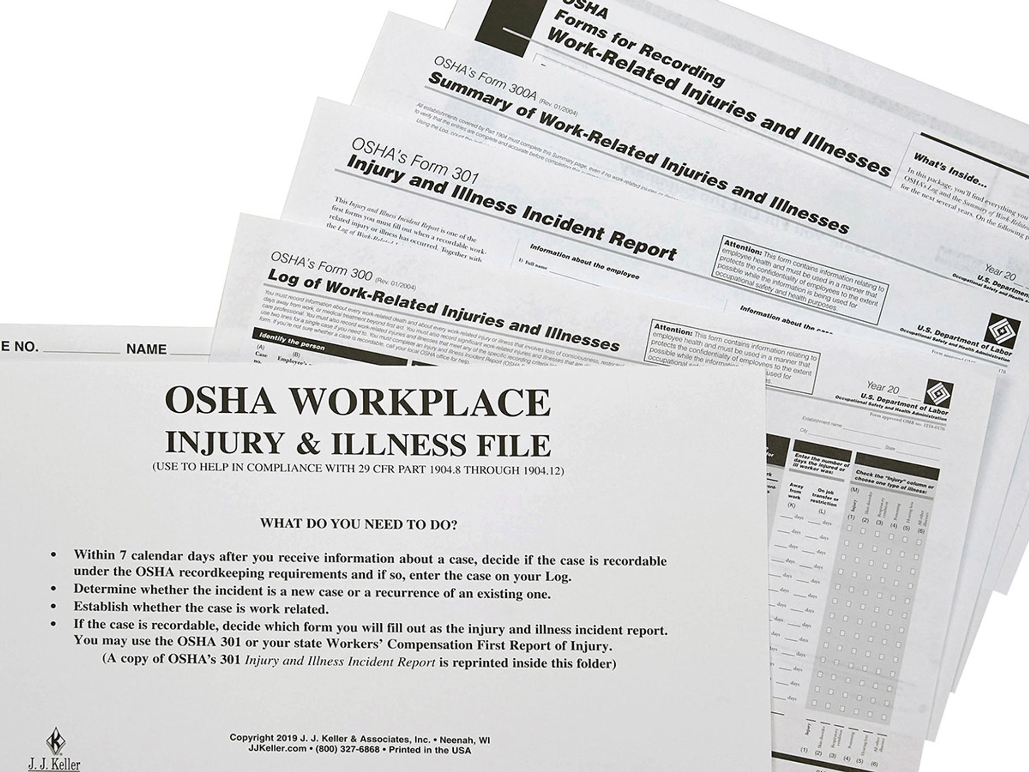 Injury and illness logs