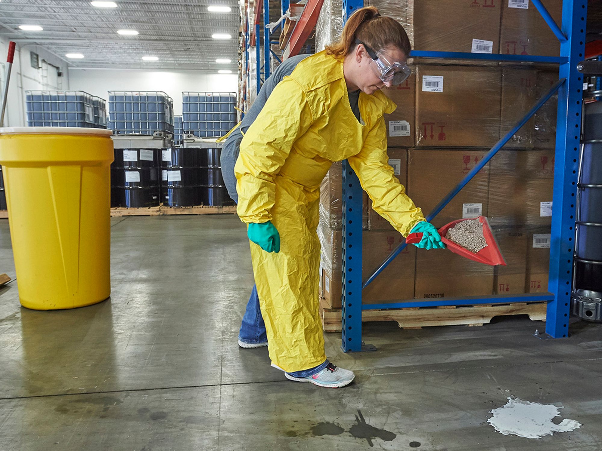 Cleanup of leaks or spills