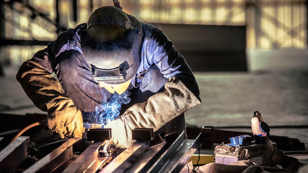 When welding, the goal is to not burn the workplace down