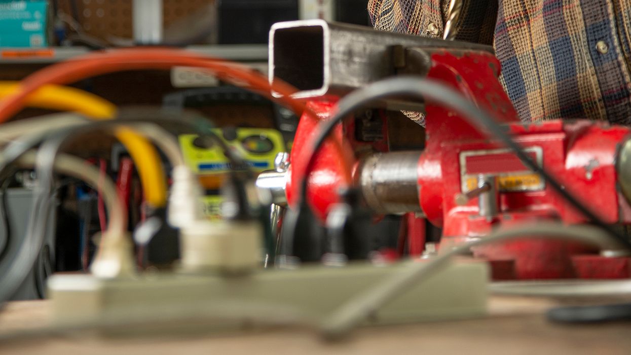 Consider hazardous energy sources while troubleshooting equipment