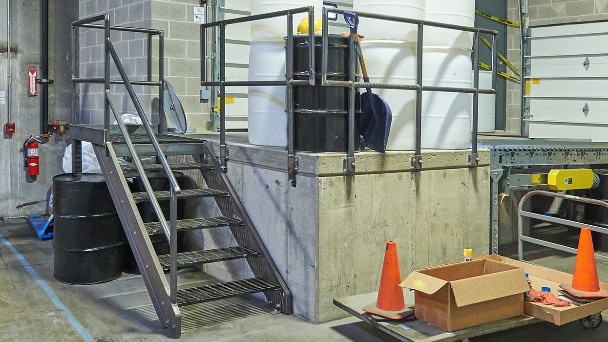 Why you need guardrails on open dock platforms