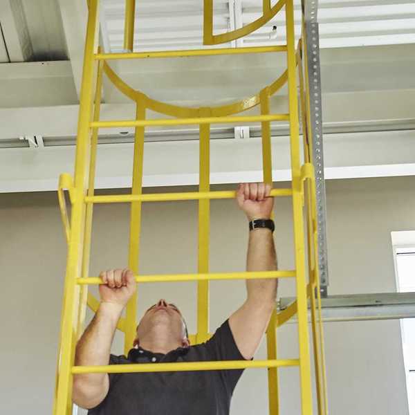 Planning fixed ladder fall protection upgrades