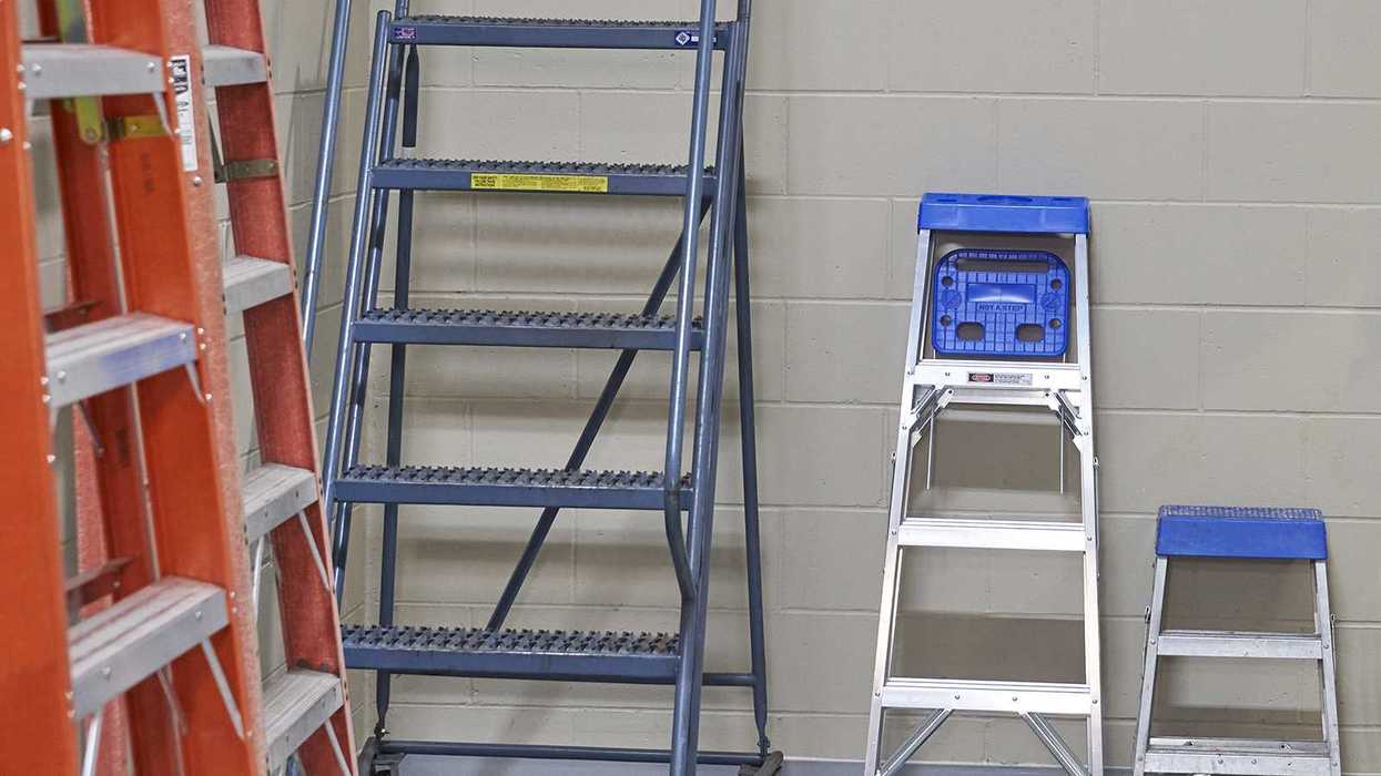 Train workers to inspect, use, and store portable ladders