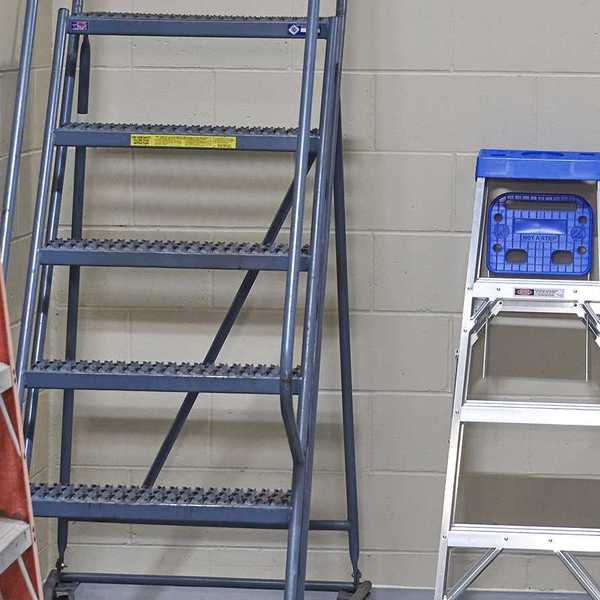 Train workers to inspect, use, and store portable ladders
