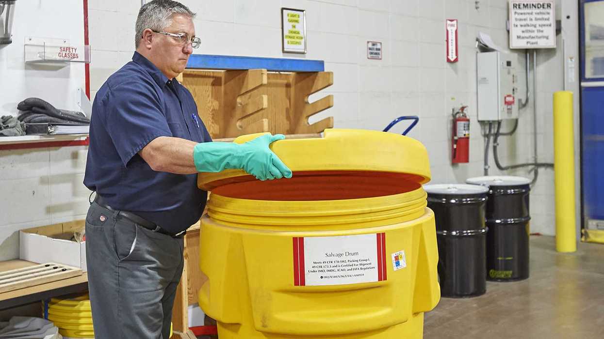 Options are limited for a leaky hazmat package