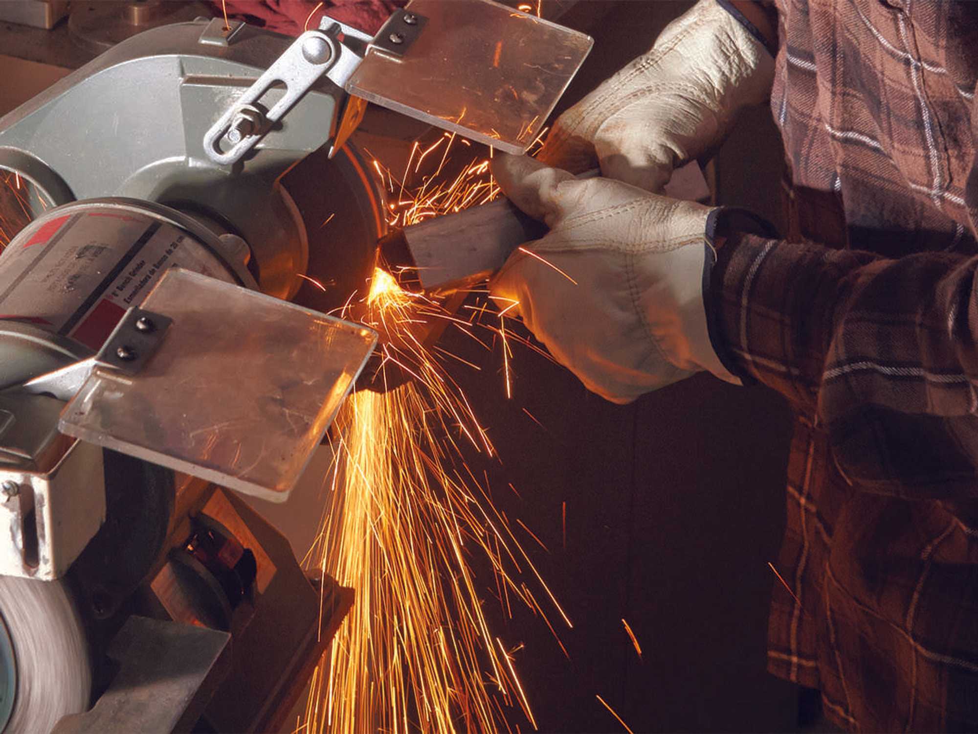 Hazards of portable abrasive wheel tools