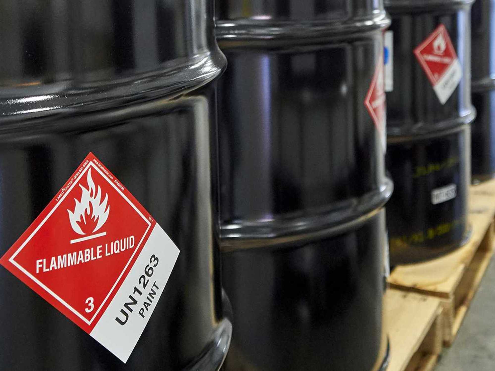 Key definitions: Flammable liquids